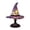 A#0808-266, variant on WD-Forest Halloween Stained Glass Witch Hat Lamp, 7.1" Gothic Resin Night Light, USB Powered Warm Glow Halloween Decor for Bedroom Bookshelf