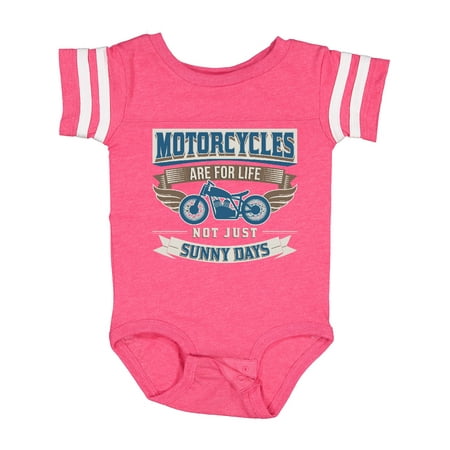 

Inktastic Motorcycles Are for Life Biker Gift Baby Boy or Baby Girl Bodysuit