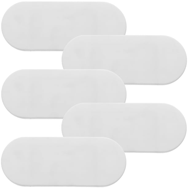 5 fijadores de enchufes autoadhesivos para colgar en la pared, sin perforaciones, para regleta de enchufes, organizador para adaptador de enchufe (blanco)