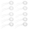 thumbnail image 1 of Pinzas de pelo de las vendimias de las muchachas vendimia lady hair clip horquillas headwear accesorios onda floral de plata Plata floral de la onda Magideal Pinzas de pelo de las vendimias de las muchachas, 1 of 7