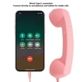 thumbnail image 3 of Auricular De Teléfono Retro, Receptor De Teléfono Celular Portátil Con Cable Tipo C Con Altavoz Y Micrófono, Para Teléfonos Inteligentes, Tabletas, Videoconferencias Y, 3 of 7
