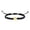 Black I, variant on Bracelet 26 Initial Woven Charm 1 Gold Plated Letter Bracelet with Heart for Men Women Girls,30 40 cm,Black J