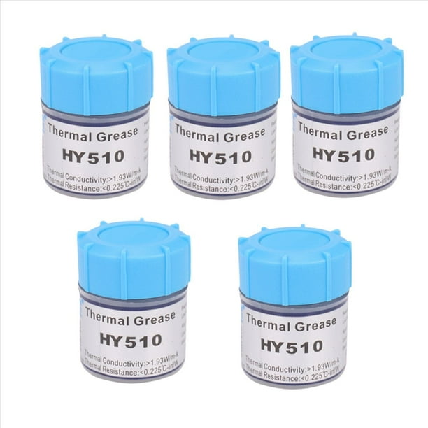 5X HY510 10G Pasta de Grasa Conductora TéRmica Gris para Enfriamiento de Chipset de CPU GPU