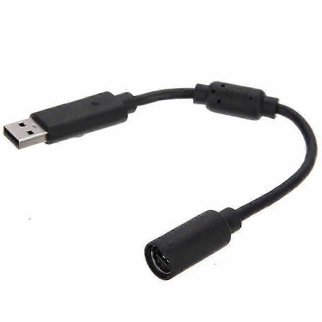 USB Breakaway Extension Cable Cord Adapter Compatible Xbox 360 Wired Gamepad Controller