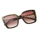 thumbnail image 5 of Gafas de sol clásicas de para mujer, lentes tintados de gran tamaño, gafas + marrón jinwen Gafas de sol con montura Cat Eye para mujer, 5 of 8