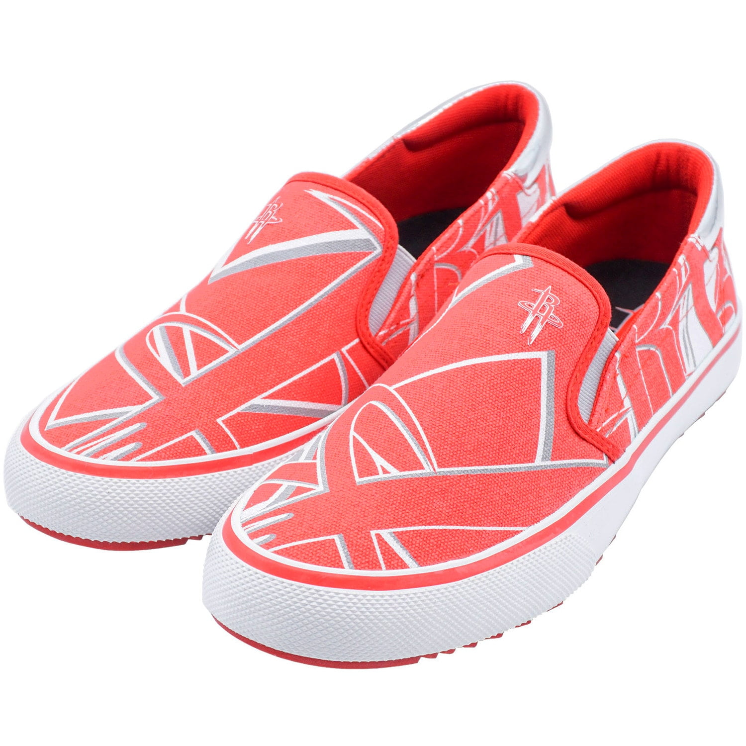 Houston Rockets SlipOn Canvas Shoes Red