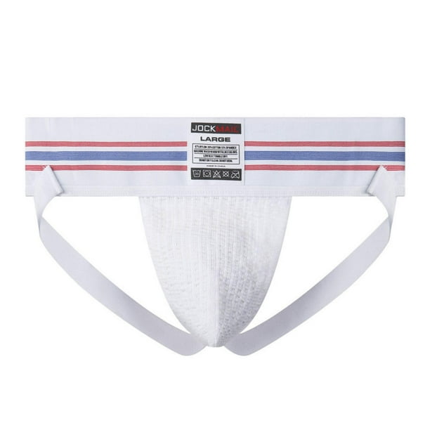 Ropa interior deportiva Jockstrap JOCKMAIL para hombre blanca talla M 2XL Bodega Aurrera en linea