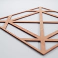 thumbnail image 4 of Ekena Millwork 23 3/8"W x 23 3/8"H x 3/8"T Large Buxton Decorative Fretwork Wood Wall Panels, Cherry, 4 of 8