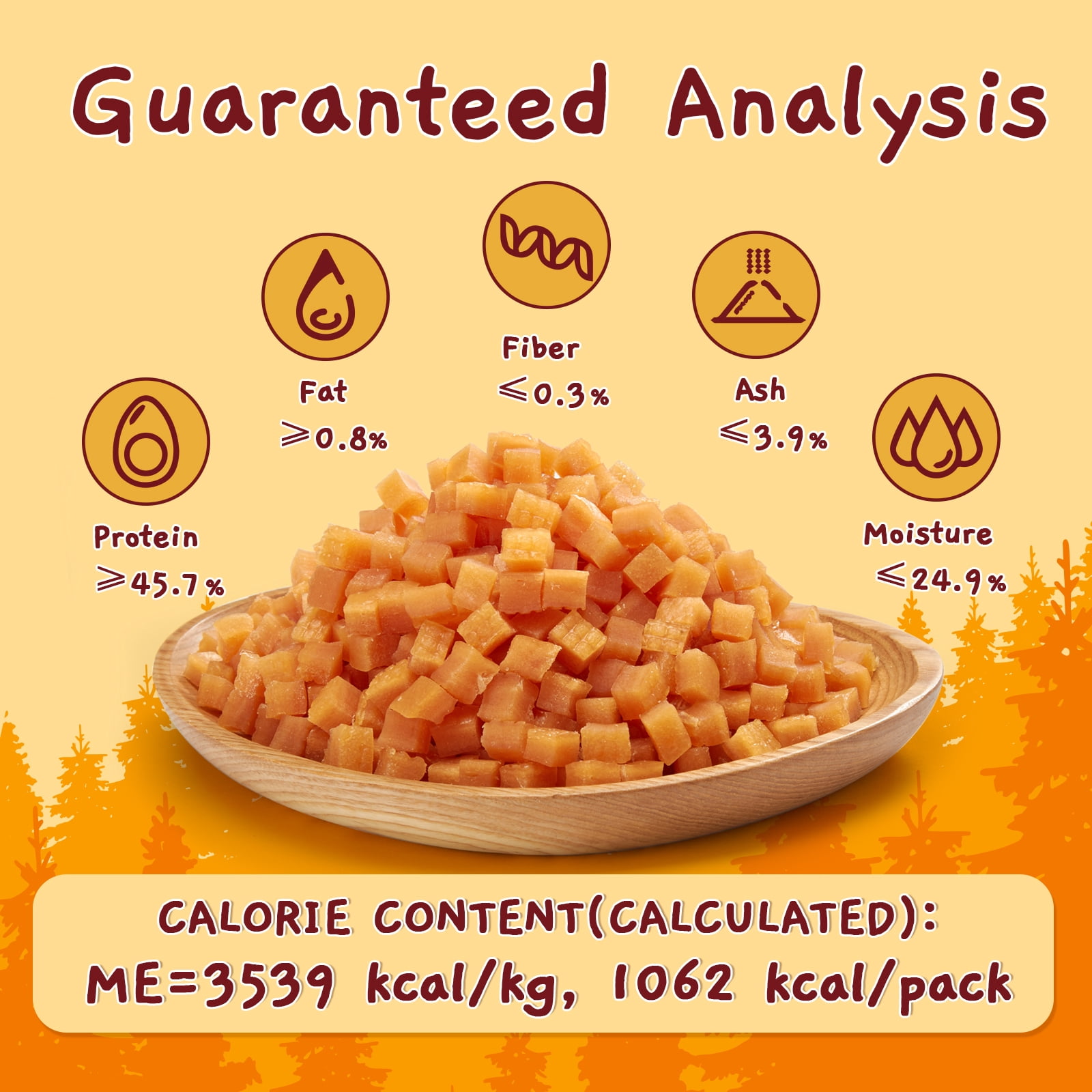 (5 pack) Jungle Calling Dogs Training Treats, Grain Free Soft Chewy Chicken Treats for Training Rewards,11 Ounce
