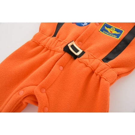 

Quealent Baby Clothes Baby Short Sleeve Cute Romper Bodysuit Summer Outfit Clothes Orange 6-12 Months