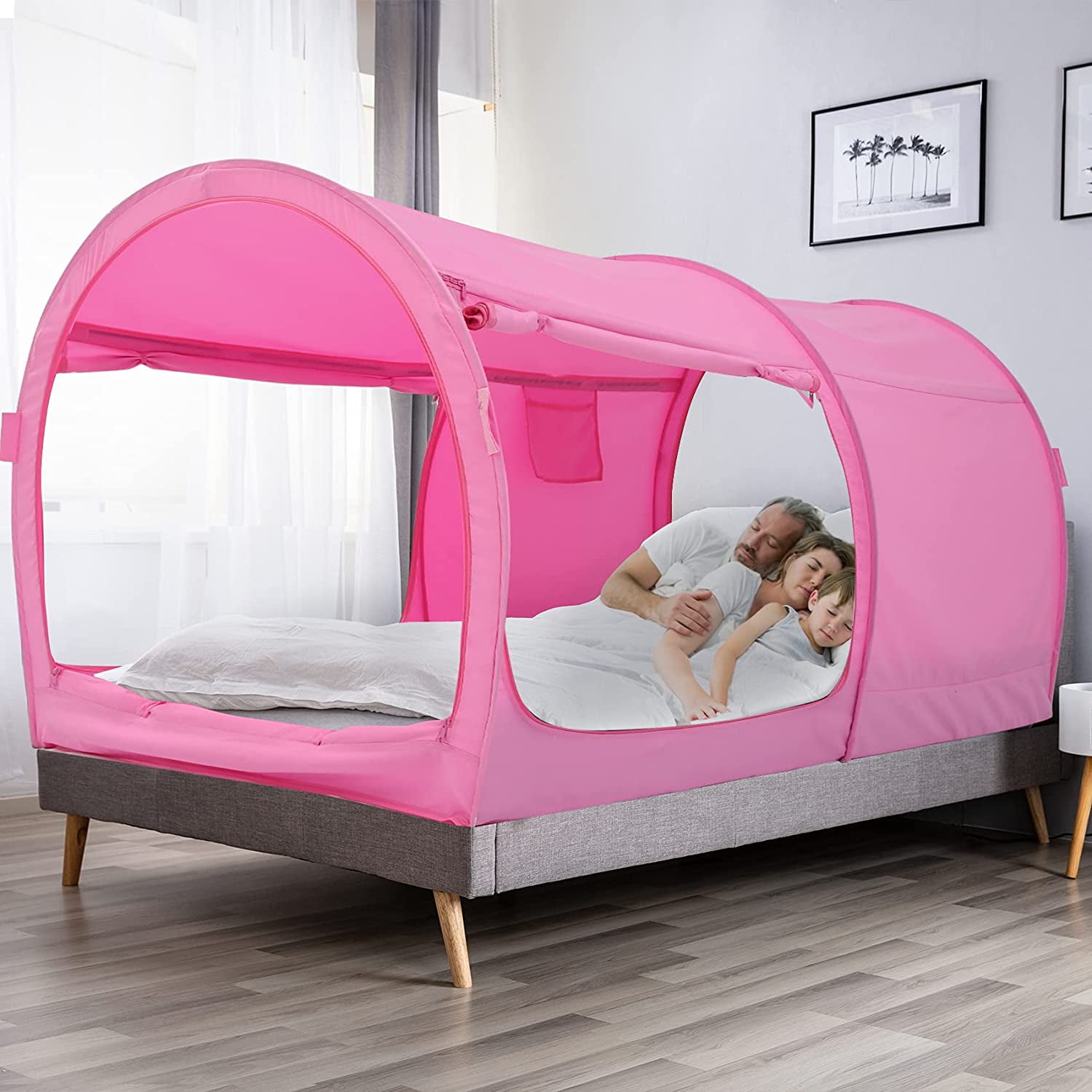 Bed Tent Full Size for Unisex Pink by Alvantor(Mattress Not Included)