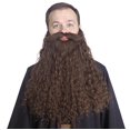 thumbnail image 1 of Disfraz de barba falsa de 45 cm de largo para cosplay de mago de Halloween, 1 of 9