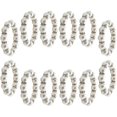 thumbnail image 4 of Delicate Decorative Napkin Buckles For Weddings In Elegant White 12Pcs, 4 of 4