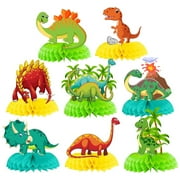 KEINXS Baby Dinosaur birthday Party supplies Pink dinosaur beehive centerpiece Dinosaur table decor 3D Dinosaur Volcano party centerpiece table suitable for baby shower children's birthday parties