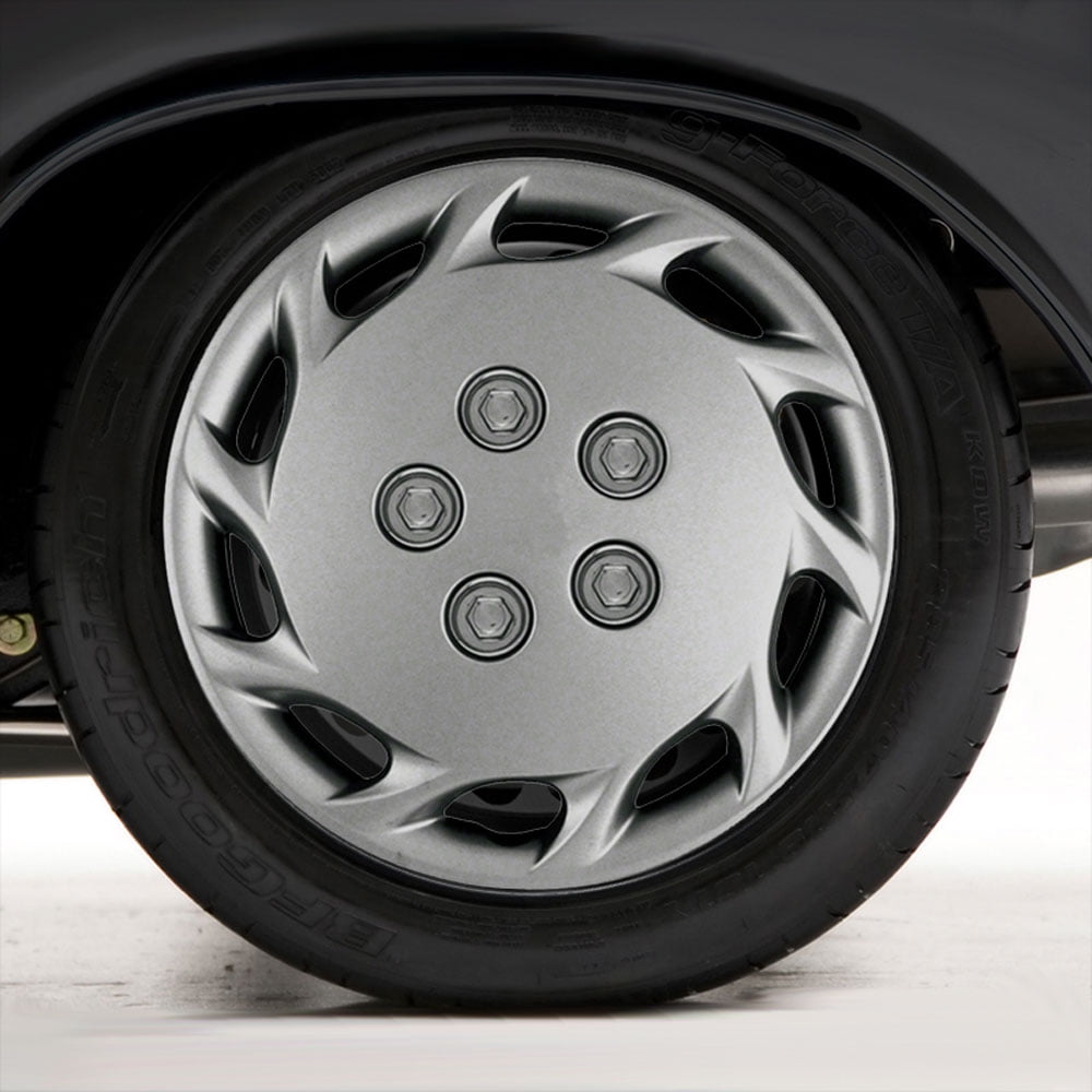 Silver Hubcap Wheel Covers 
