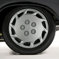 Set of Four 14" Silver Hubcap Wheel Covers for 1997-1999 Toyota Camry (Push-on)
