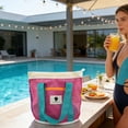 thumbnail image 4 of Nylon Beach Pool Swim Bag Large Portable Waterproof Storage Tote for Swimming Gear Toiletries Shower Bathroom Travel, 4 of 6