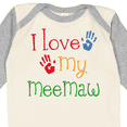 thumbnail image 4 of Inktastic I Love My Meemaw Girls Long Sleeve Baby Bodysuit, 4 of 5