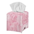 thumbnail image 7 of ZUXONGSY Marble Print Square Tissue Box Cover PU Leather Tissue Cube Box Cover Lightweight Tissue Box Cover Waterproof Tissue Box Cover Home Accessories Decoration, 7 of 7