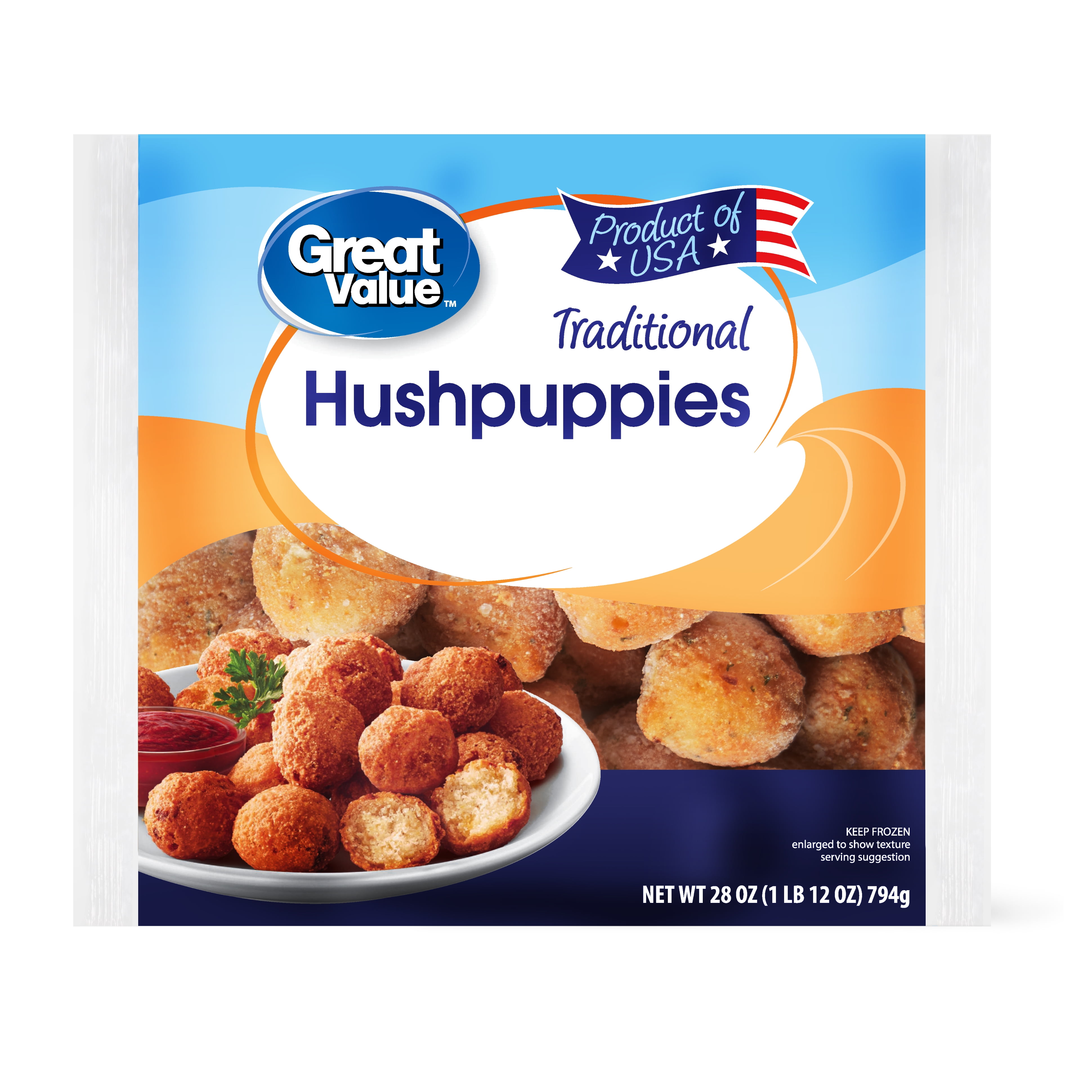 Great Frozen Traditional Hushpuppies, 28 oz -