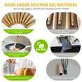 thumbnail image 6 of GPED 29 Pcs Silicone Kitchen Utensil Set, Cooking Utensils Set with Wooden Handle, Food Grade Silicone Spatula Set, BPA-Free, 446°F Heat Resistant Kitchen Gadgets Tools Set, Khaki, 6 of 7