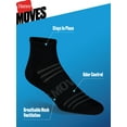 thumbnail image 4 of Hanes MOVES Men's Ankle Socks, 6-12, 6-Pairs, 4 of 13