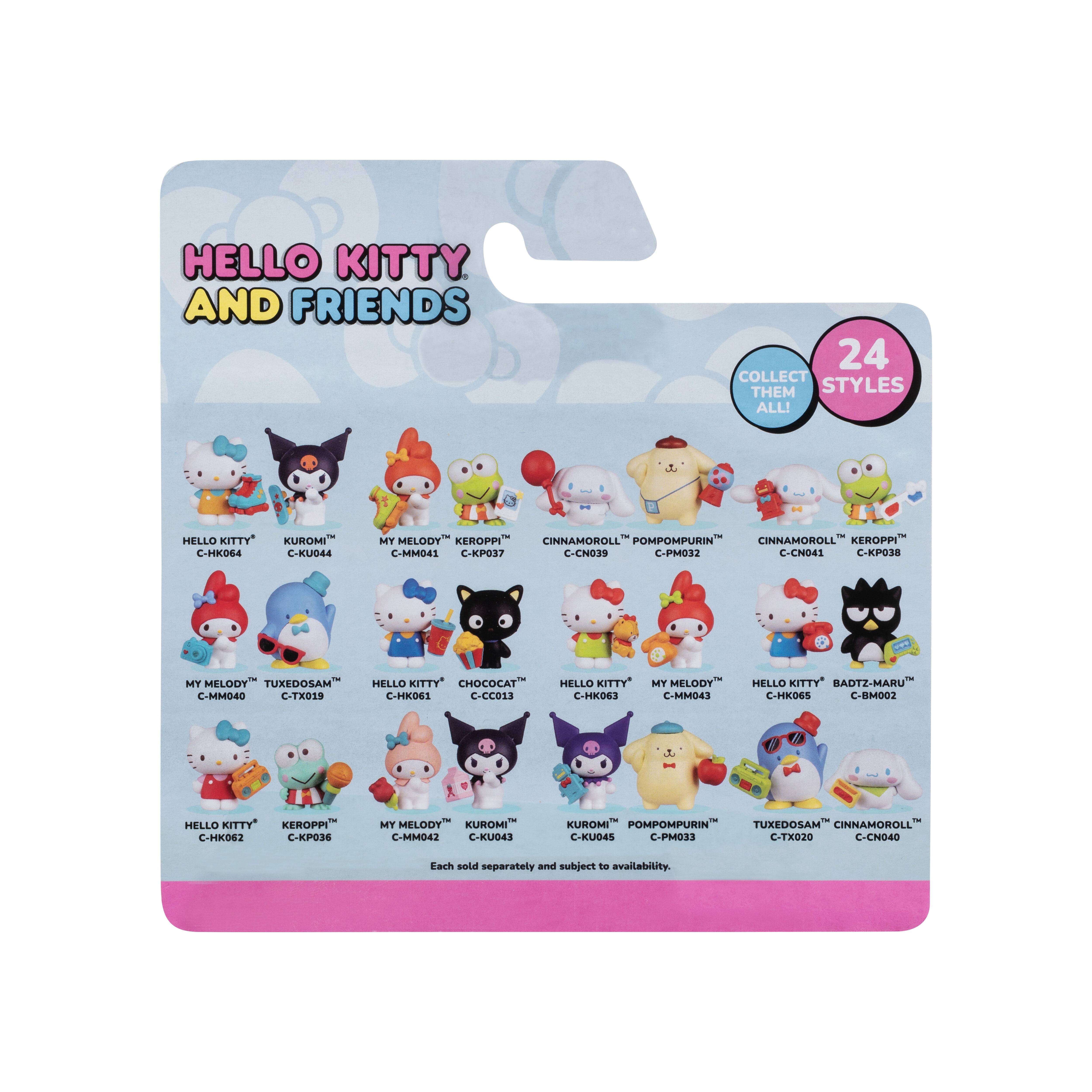 Hello Kitty and Friends - 2 inch 2 Figure Pack - Rainbow Vibes
