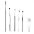 thumbnail image 1 of Baohd 6 Pcs/kit de Cire d'Oreille Portable avec Brosse de Nettoyage 6 Pcs 1Set, 1 of 6