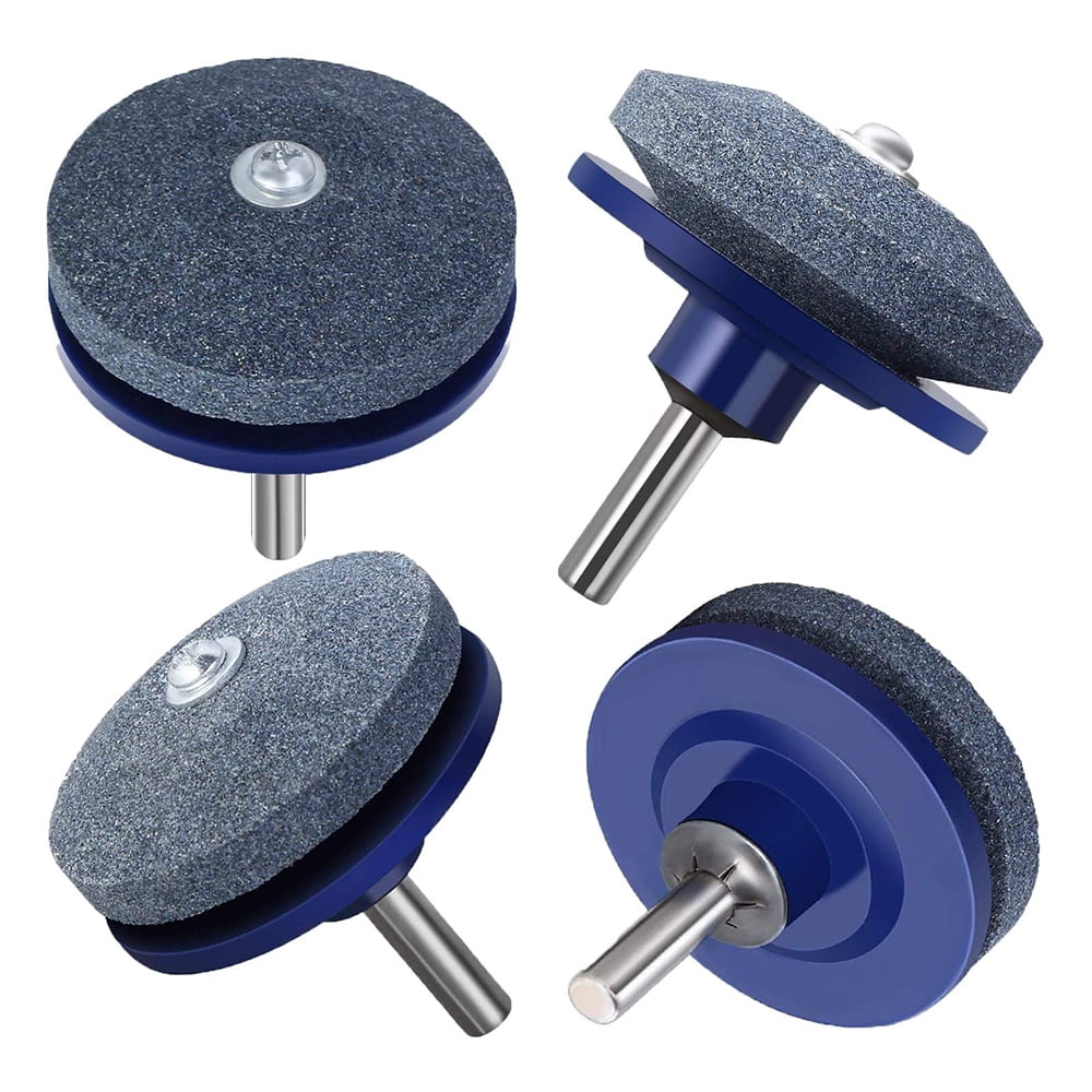 Aiguiseur Lames Tondeuse 4 Pièces - Pour Perceuse, Outils De Jardin