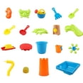 thumbnail image 2 of HOARBOEG Sand & Water Table Outdoor Garden Sandbox Set Play Table Kids Summer Beach Toy, 2 of 9