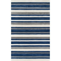Momeni  Metro Hand Tufted Wool Contemporary Striped Area Rug 2'3" x 3'9" 2' x 3' Accent, Indoor, Handmade Rectangle