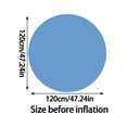 thumbnail image 3 of Air Pillow For Above Ground Pools Cover Winterizing | 47.24IN Cushion Swimming Pool Closing Winter Kit | Cold Resistant Ice Equalizer Thick Pool Pillows Accessories | Winterize | With Rope 3m*2(1PC), 3 of 5