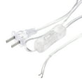 thumbnail image 1 of Cable de lámpara Uxcell con interruptor, cable de alimentación de 1.8M, pieza de repuesto clara para reparación de lámparas, 2 piezas, 1 of 5
