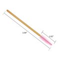 thumbnail image 5 of 300 Pack Mascara Wands Disposable Eye Lash Brushes Applicator for Eyelash Extensions Makeup Tool Bulk, Gold/Pink, 5 of 5