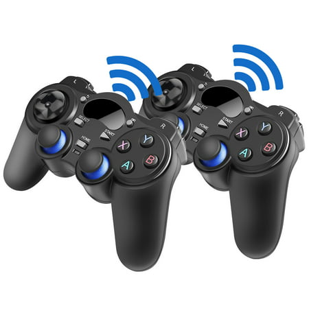 2PCS 2.4G Wireless Gaming Controller Gamepad Joystick for Android Tablets Phone PC