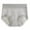 Gray, variant on fatyb Women's Underwear Floral High Waisted Lace Soft Briefs Full Coverage Stretch Panties for Ladies
