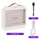 thumbnail image 3 of Exterminador de mosquitos portátil para interiores para el hogar Exterminador de insectos eléctrico de 3000 V Batería recargable incorporada de 1800 mAh Trampa para moscas antimosquitos USB con mango, 3 of 8