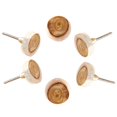 thumbnail image 1 of Round Wooden Cabinet Knob ( Set Of 6 ), 1 of 3