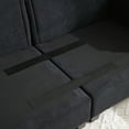 thumbnail image 6 of 120.3" Modern L-Shaped Sectional Sofa with 360°Swivel Tray, Comfy Cloud Couch with Drop-Down Table, Storage Armrest, USB Ports & Movable Storage Ottoman for Living room, Lounge, Beige, 6 of 9