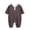 Coffee, variant on HAiming Baby Boys Girls Striped Jumpsuit Long Sleeve Button Loose Casual Trendy Snowsuit Fall Winter Outdoors Clothes