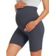 thumbnail image 4 of Pantalones cortos de maternidad BONVIGOR para cubrir el vientre, entrenamiento, yoga activo, atlético, embarazo, pijama, 4 of 6