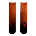 thumbnail image 4 of Rggeeun Halloween Socks for Women Pumpkin Bat Graphic Cute Socks Warm Comfort Crew Socks for Women Fall Winter Travel Party Basic,Orange,One Size, 4 of 4