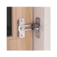 thumbnail image 2 of Pestillos y pernos Candado de puerta de apertura recta de acero inoxidable con ángulo de 90 grados Pestillos antirrobo pequeños para puertas y gabinetes, inodoros, ventanas, muebles 50 * 41 * 21 mm 2, 2 of 5
