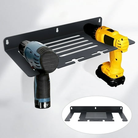 

Fichiouy Drill Charging Station Drill Holder Wall Mount Power Tool Organizer Storage Holder