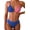 American Flag, variant on Women's Two Piece Bikini Sets O Ring Front Top Ditsy Floral Triangle Swimsuits Cheeky Bathing Suit
