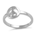 thumbnail image 3 of 925 Sterling Silver Oxidized Platinum Plated Peaceful Paisley Women Valentines Day Gifts Ring, 3 of 4