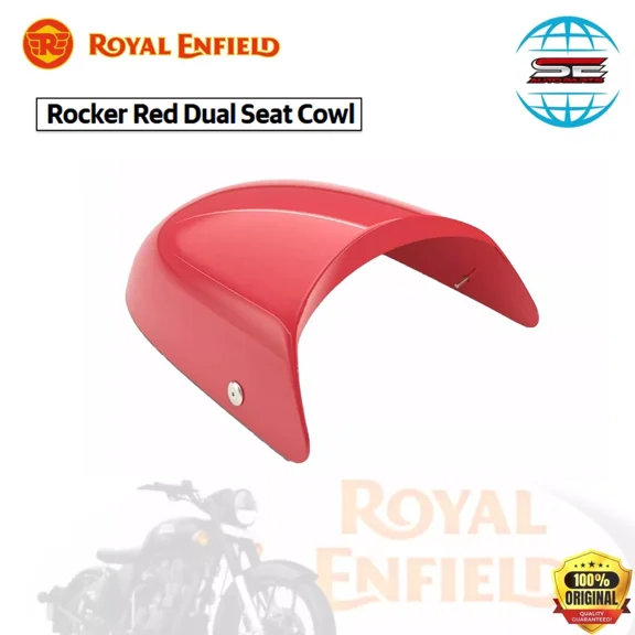 Genuine Rocker Red Dual Seat Cowl for Royal Enfield Continental GT 650
