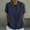 Navy, variant on Rezuofi Linen Shirts for Women Summer Lightweight Short Sleeve Tunic Tshirts Cute Collared Tops Business Work Casual Blouses