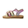 thumbnail image 3 of Petalia Multi, Color Hook And Loop Closure Girl Toddler T, Strap Sandal, Multi, 10, 3 of 5