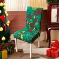 thumbnail image 5 of Xuniizn Christmas Chair Covers for Dining Chairs, Washable Dining Chair Covers, Dining Room Chair Covers, Removable Slipcover for Holiday Party, Christmas Decorations for Home, 5 of 7